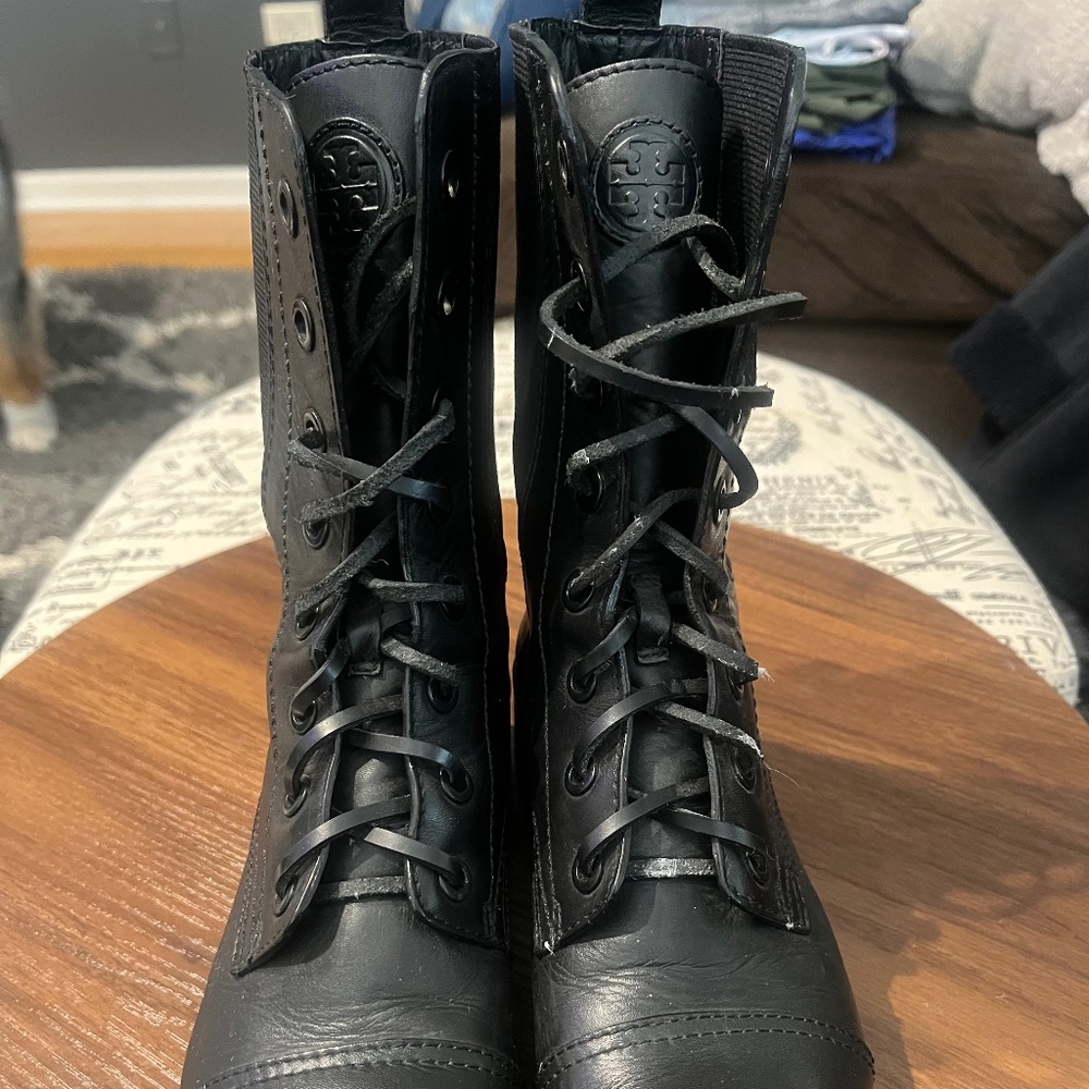 Tory Burch Combat Boot Woman size 7 1/2